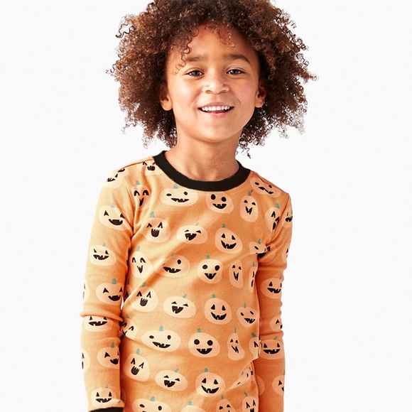 Pumpkin Organic Cotton Pajama Set - PBK - Picture 2 of 7